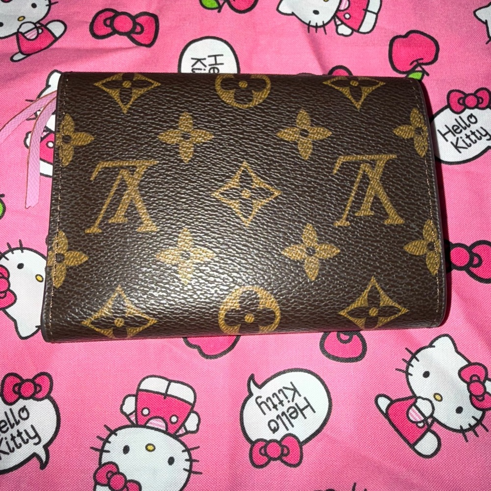 Louis Vuitton Brown and Pink Monogram Envelope Wallet - Picture 2 of 8